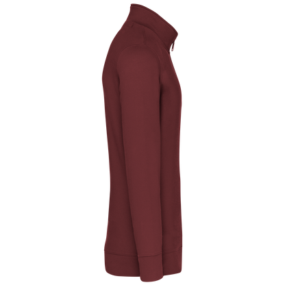 K487 - Sudadera 1/4 Cremallera - Wine - lateral