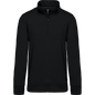 K487 - Sudadera 1/4 Cremallera - Black - frontal