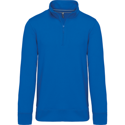 K487 - Sudadera 1/4 Cremallera - Light Royal Blue - frontal