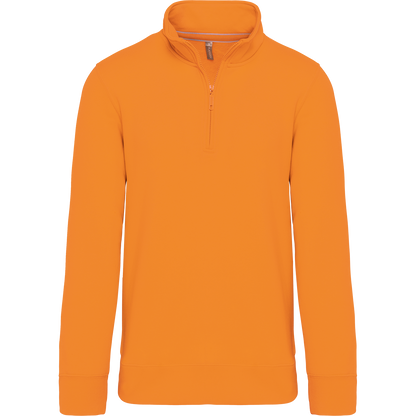 K487 - Sudadera 1/4 Cremallera - Orange - frontal