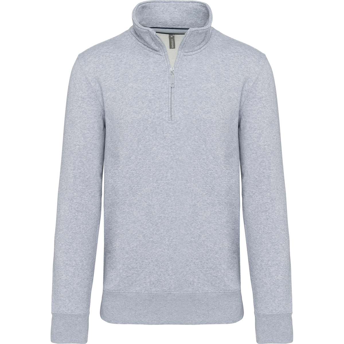 K487 - Sudadera 1/4 Cremallera - Oxford Grey - frontal