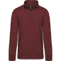 K487 - Sudadera 1/4 Cremallera - Wine - frontal