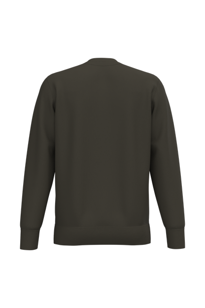 K488 - Sudadera cuello redondo - Dark Khaki - trasera