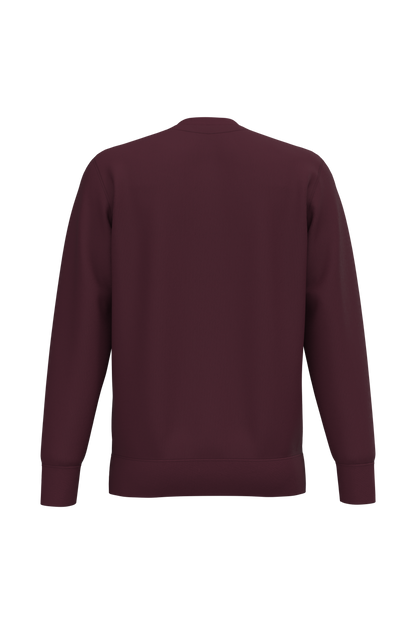 K488 - Sudadera cuello redondo - Wine - trasera