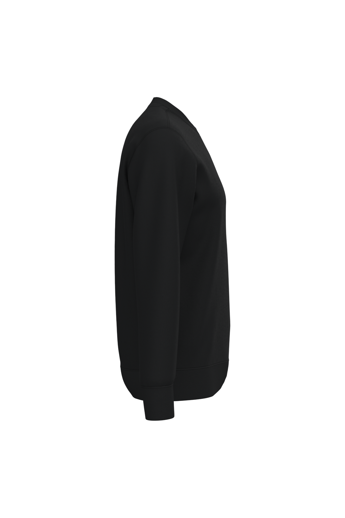 K488 - Sudadera cuello redondo - Black - lateral