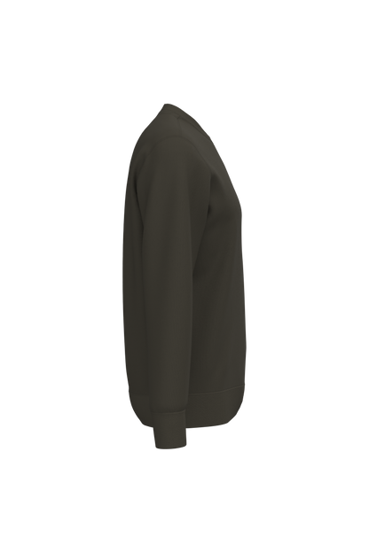 K488 - Sudadera cuello redondo - Dark Khaki - lateral