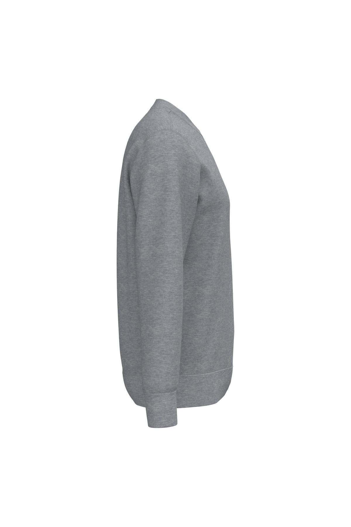 K488 - Sudadera cuello redondo - Oxford Grey - lateral