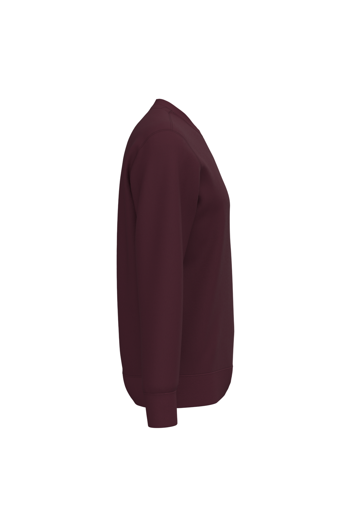 K488 - Sudadera cuello redondo - Wine - lateral