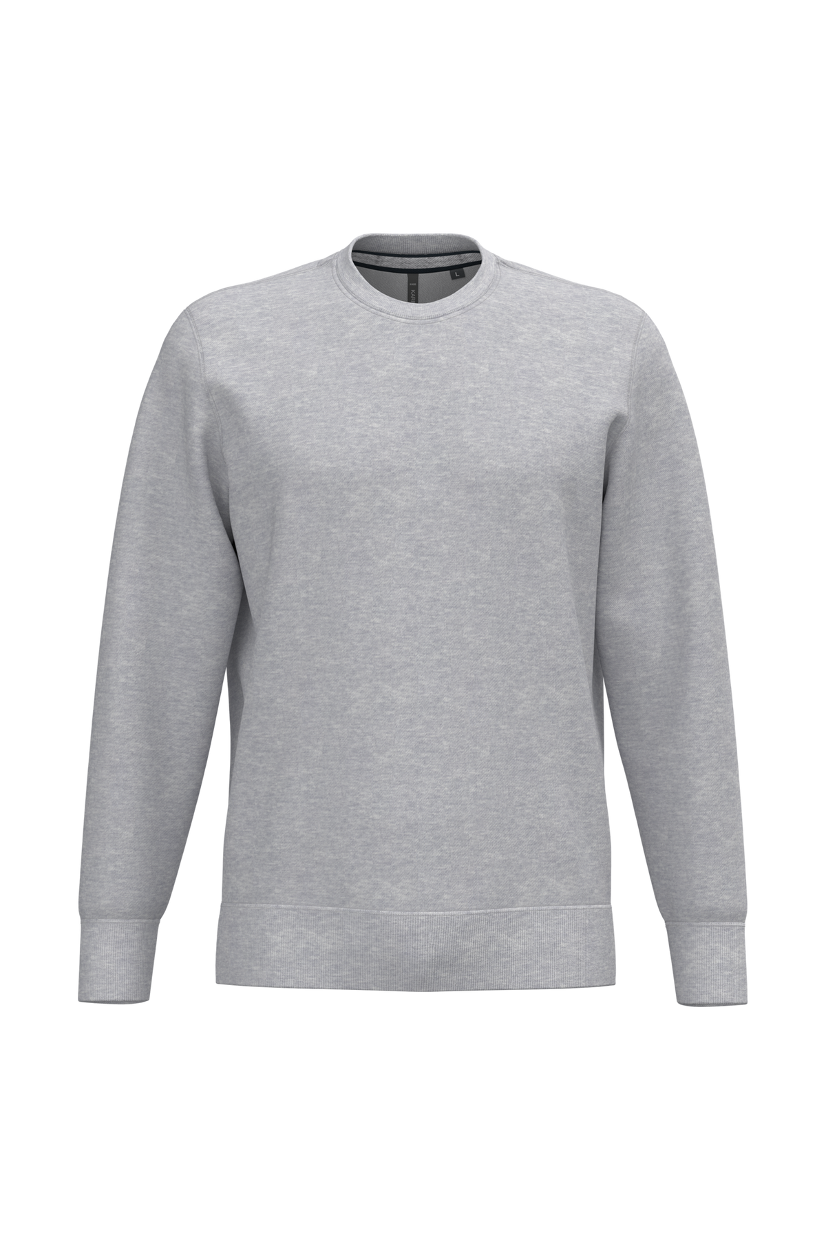 K488 - Sudadera cuello redondo - Ash Heather - frontal