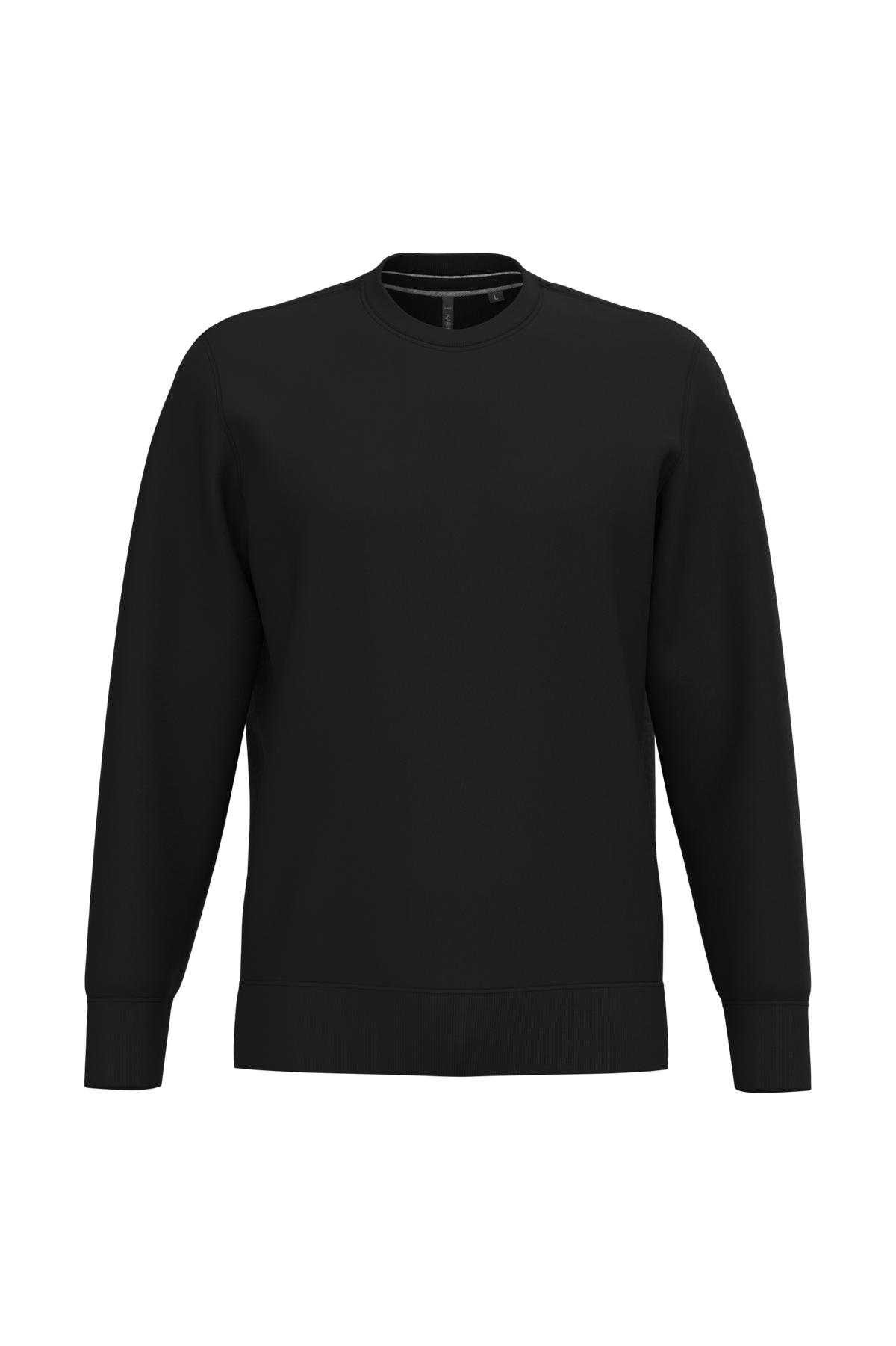 K488 - Sudadera cuello redondo - Black - frontal