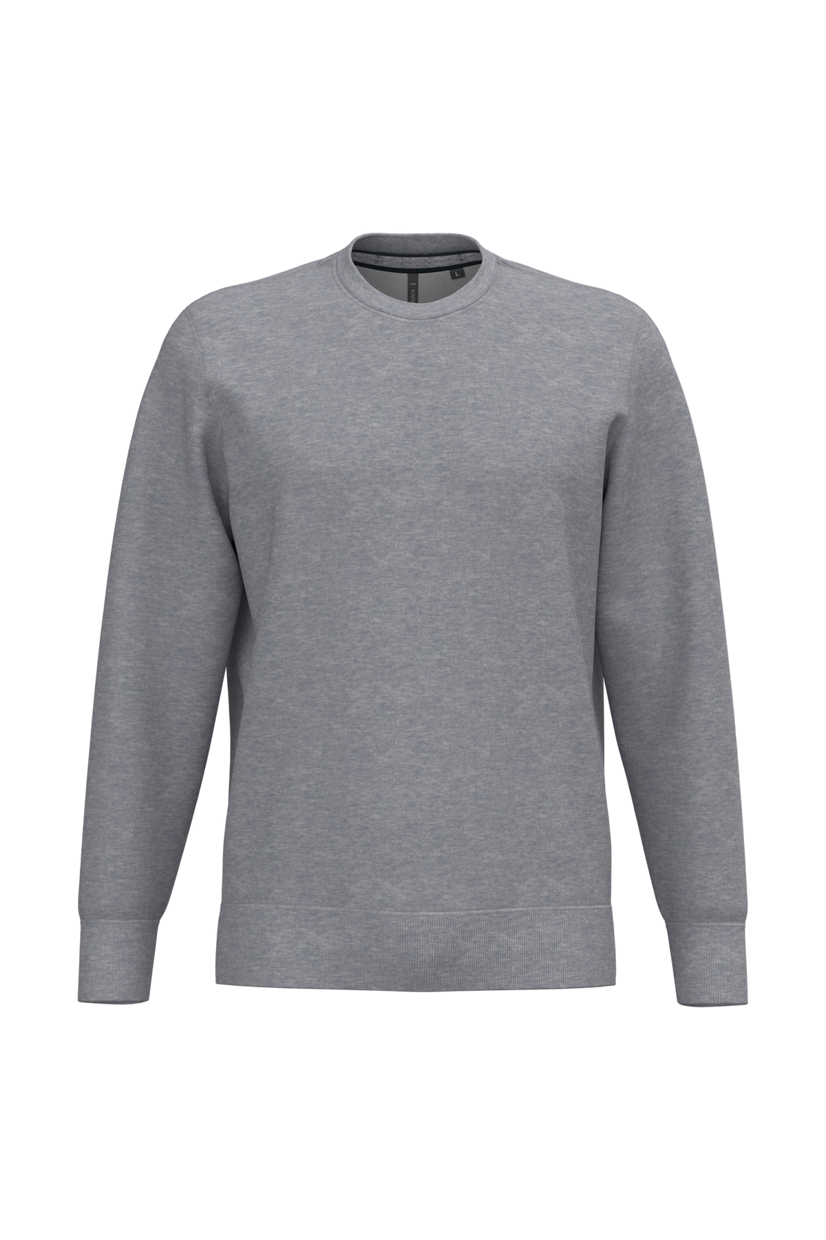 K488 - Sudadera cuello redondo - Oxford Grey - frontal