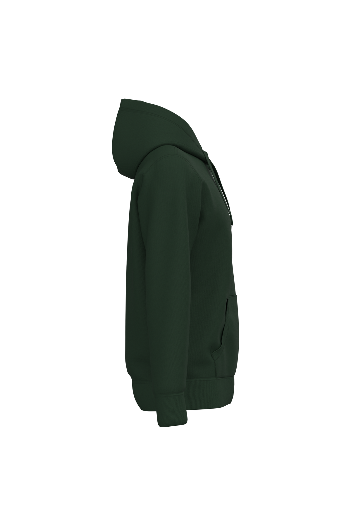 K489 - Sudadera con capucha - Forest Green - lateral