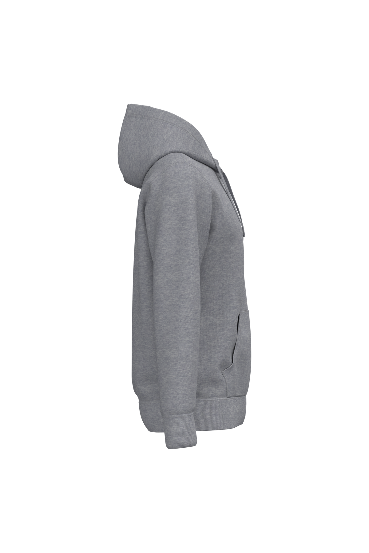 K489 - Sudadera con capucha - Oxford Grey - lateral
