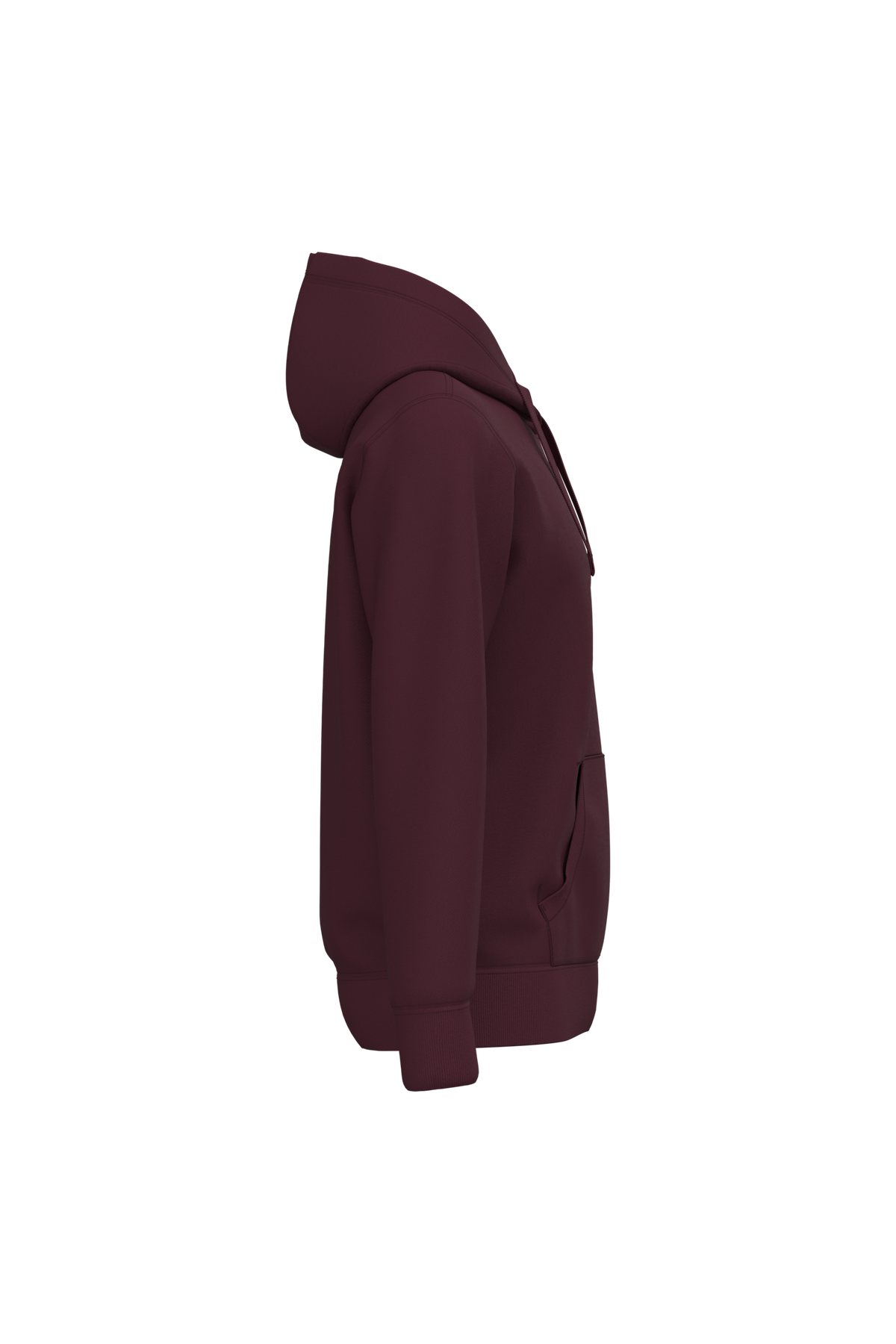 K489 - Sudadera con capucha - Wine - lateral