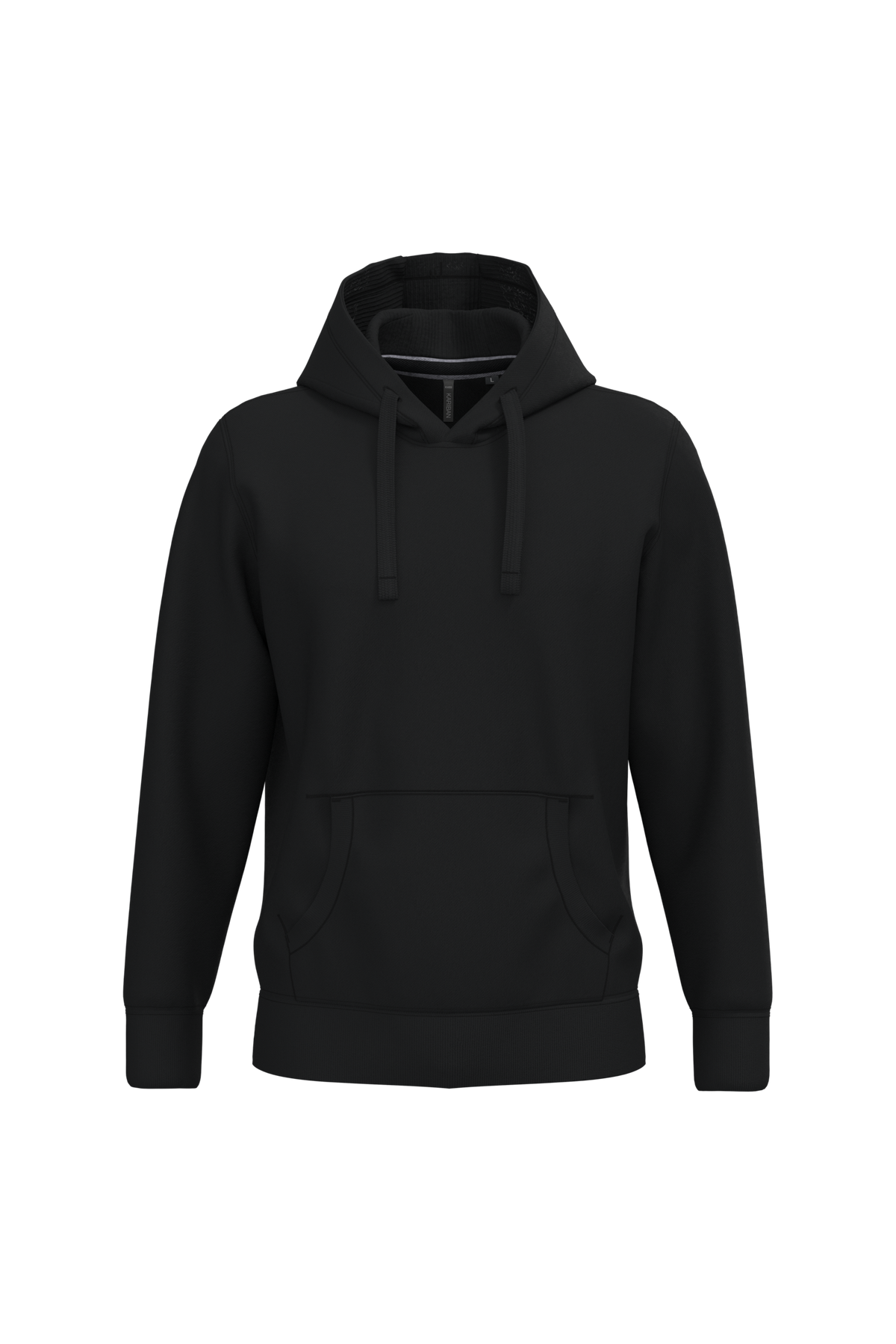 K489 - Sudadera con capucha - Black - frontal