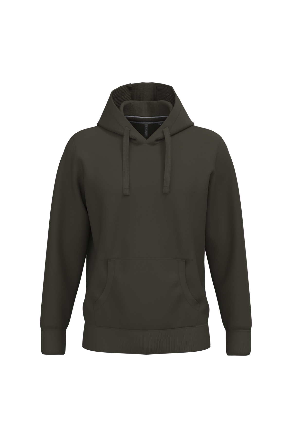 K489 - Sudadera con capucha - Dark Khaki - frontal