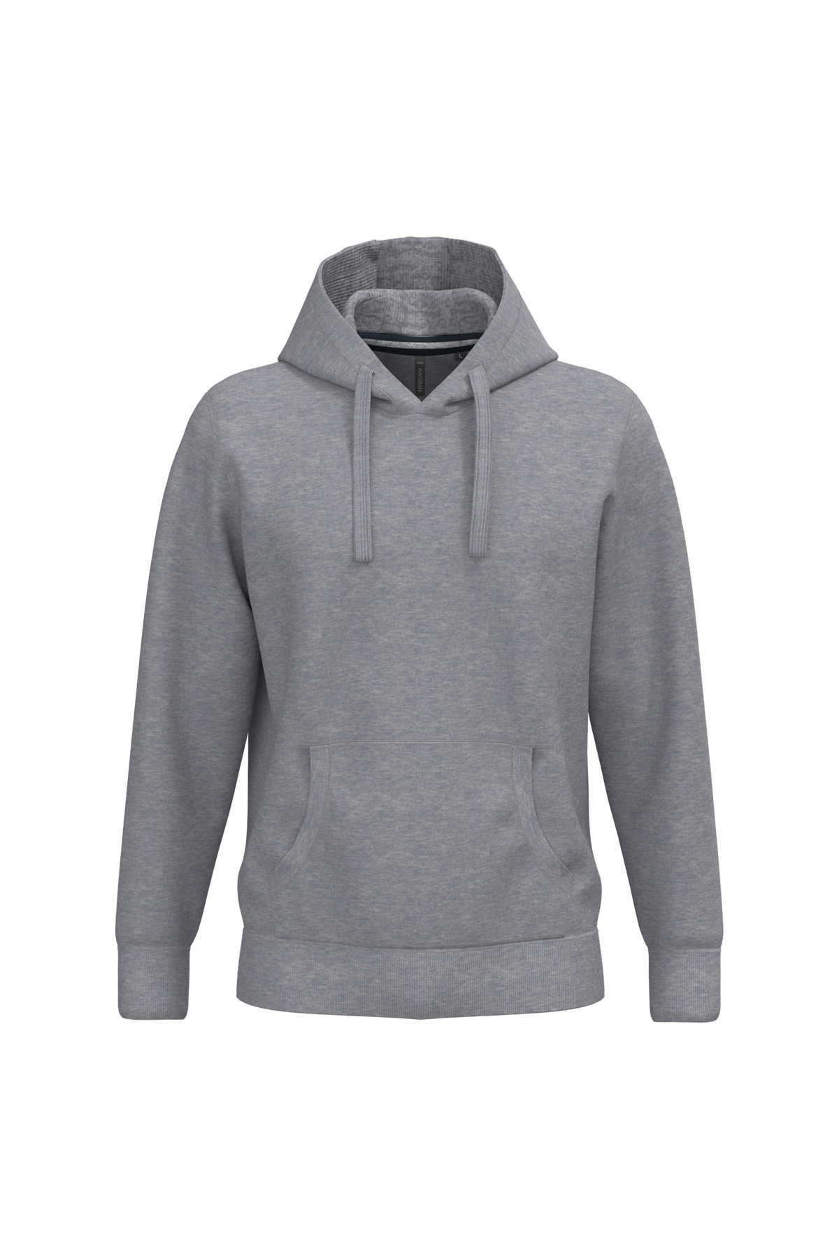 K489 - Sudadera con capucha - Oxford Grey - frontal