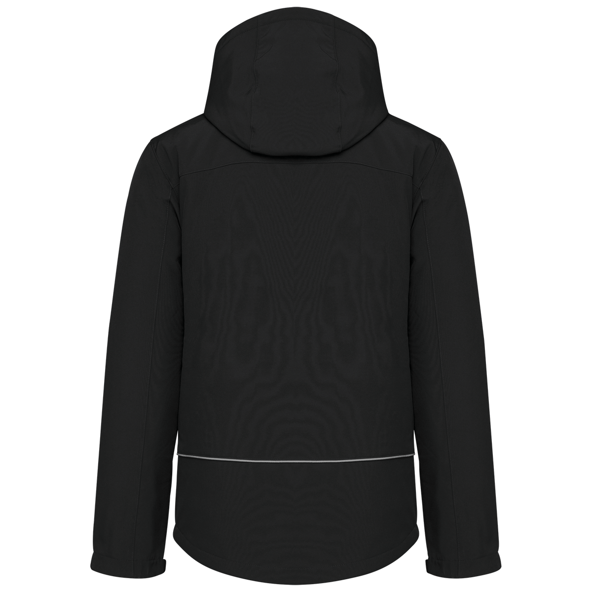 K650 - Parka softshell acolchada con capucha hombre - Black - trasera