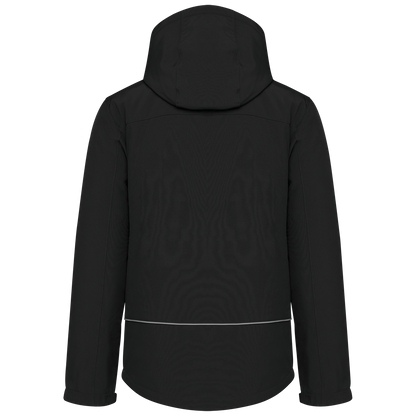 K650 - Parka softshell acolchada con capucha hombre - Black - trasera