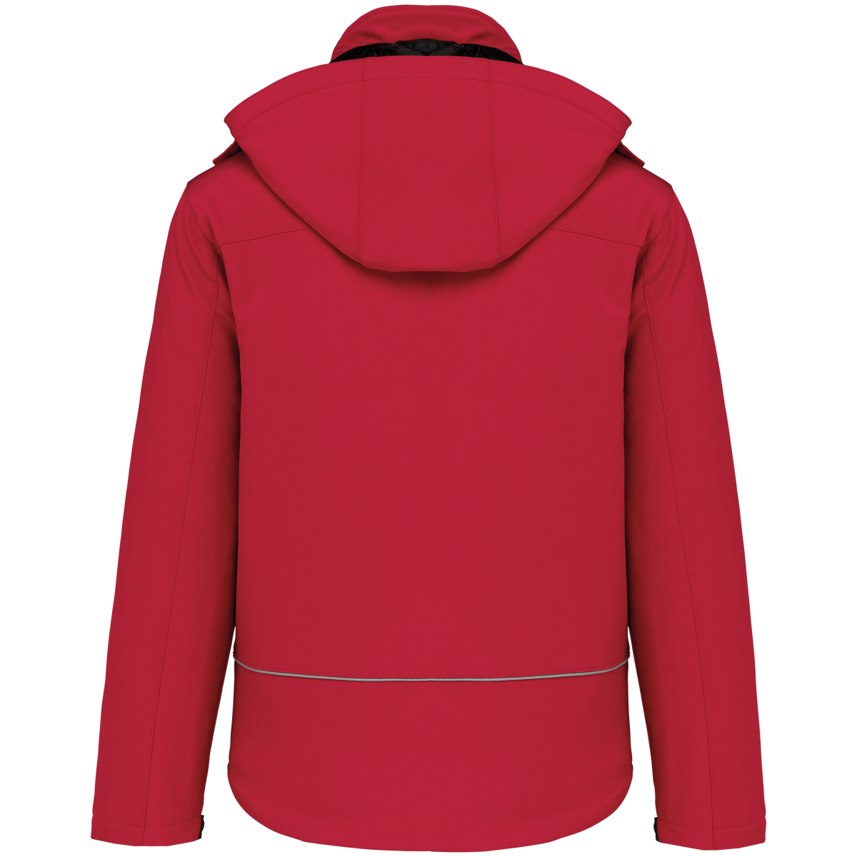 K650 - Parka softshell acolchada con capucha hombre - Red - trasera
