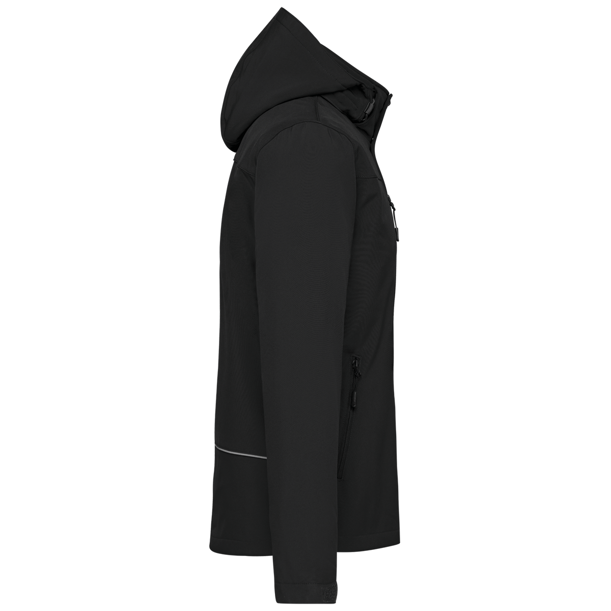 K650 - Parka softshell acolchada con capucha hombre - Black - lateral