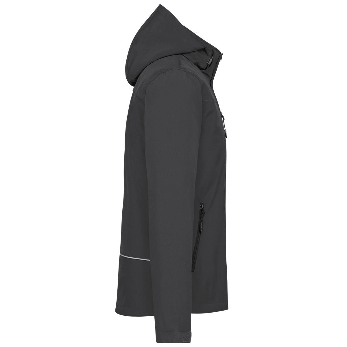 K650 - Parka softshell acolchada con capucha hombre - Titanium - lateral