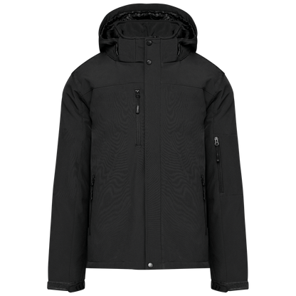 K650 - Parka softshell acolchada con capucha hombre - Black - frontal