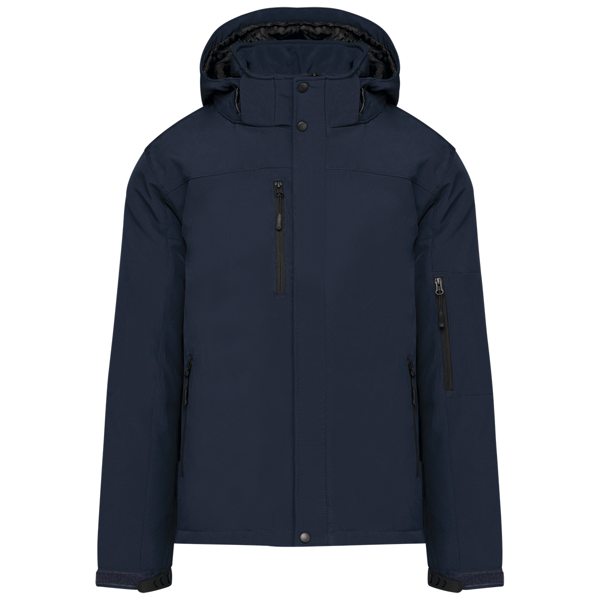 K650 - Parka softshell acolchada con capucha hombre - Navy - frontal