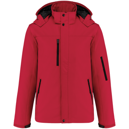 K650 - Parka softshell acolchada con capucha hombre - Red - frontal