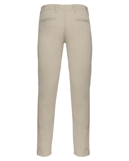 K740 - Pantalón chino hombre - Beige - trasera