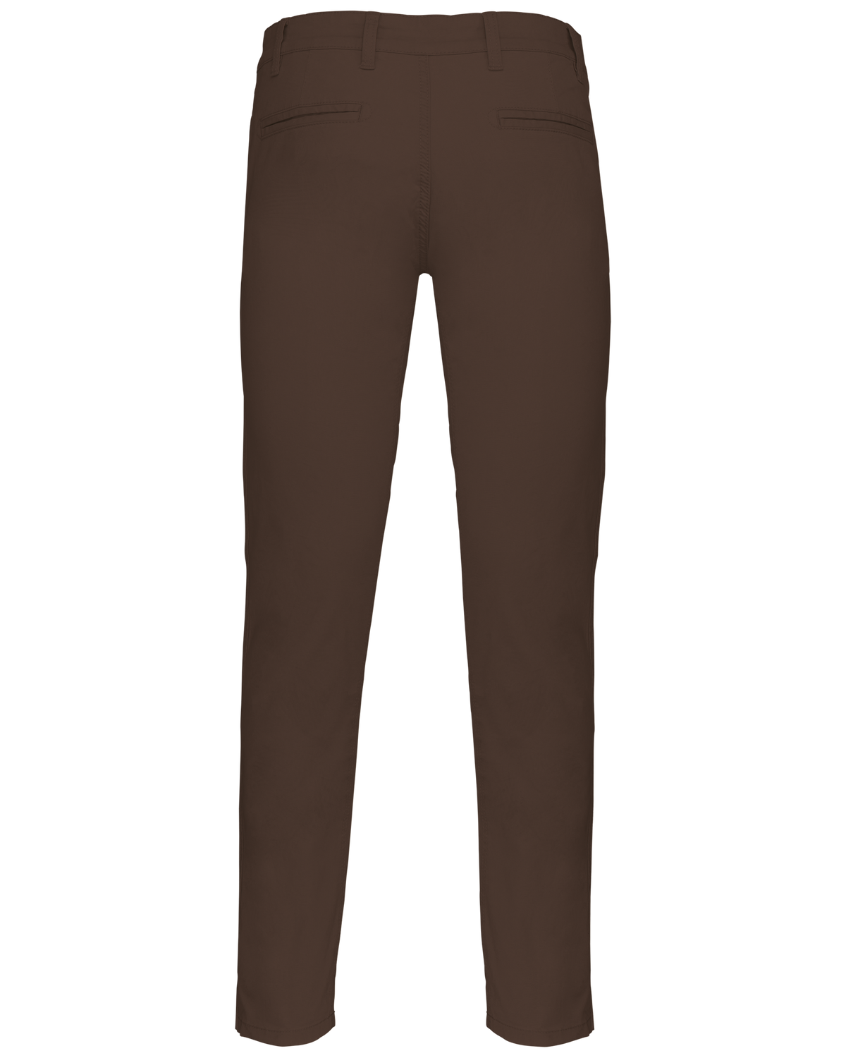 K740 - Pantalón chino hombre - Chocolate - trasera