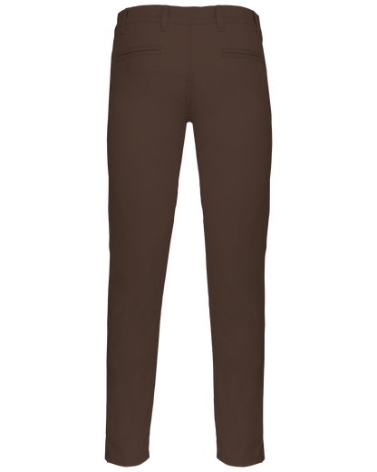 K740 - Pantalón chino hombre - Chocolate - trasera