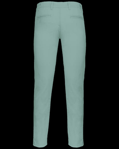 K740 - Pantalón chino hombre - Sage - trasera