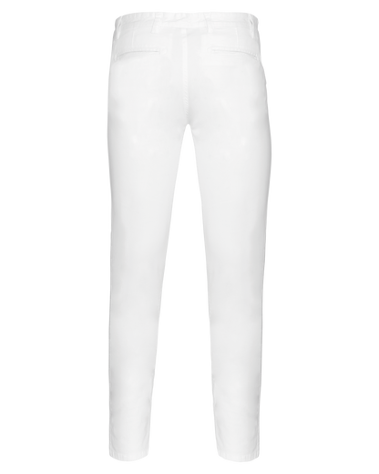 K740 - Pantalón chino hombre - White - trasera