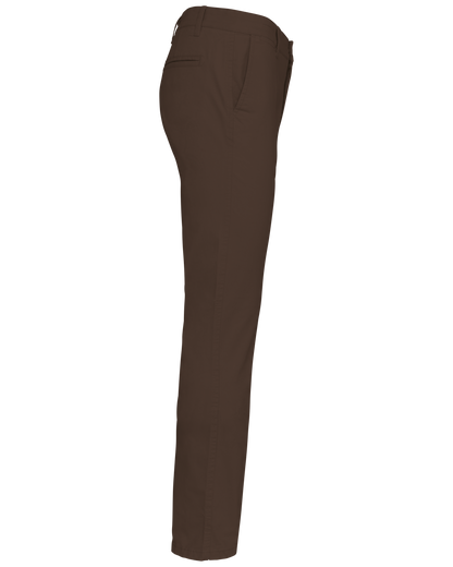 K740 - Pantalón chino hombre - Chocolate - lateral