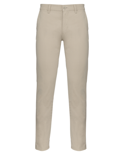 K740 - Pantalón chino hombre - Beige - frontal