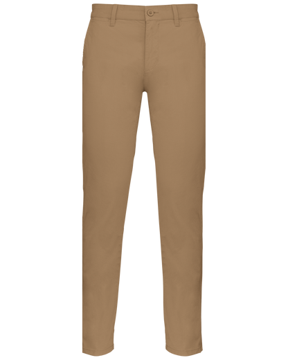 K740 - Pantalón chino hombre - Camel - frontal