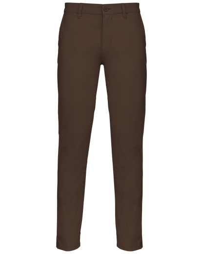 K740 - Pantalón chino hombre - Chocolate - frontal