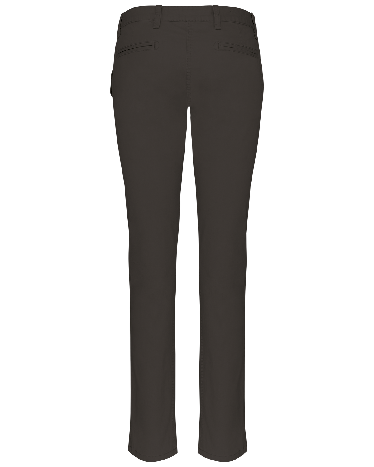 K741 - Pantalón chino mujer - Dark Grey - trasera