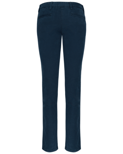 K741 - Pantalón chino mujer - Dark Navy - trasera