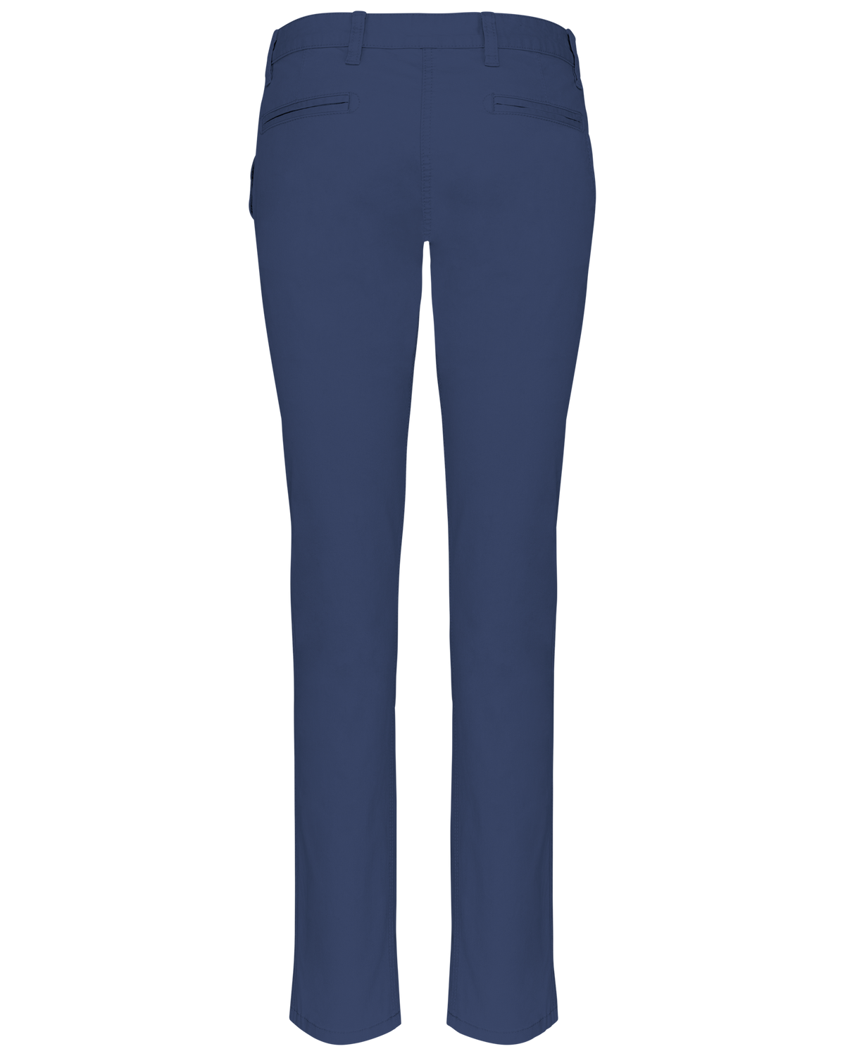 K741 - Pantalón chino mujer - Deep Blue - trasera