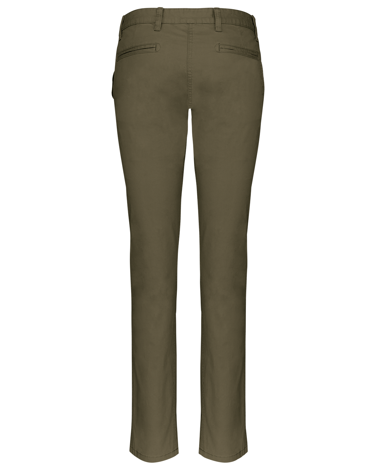 K741 - Pantalón chino mujer - Light khaki - trasera