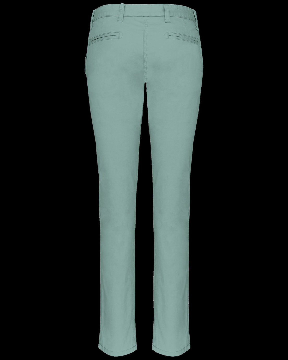 K741 - Pantalón chino mujer - Sage - trasera
