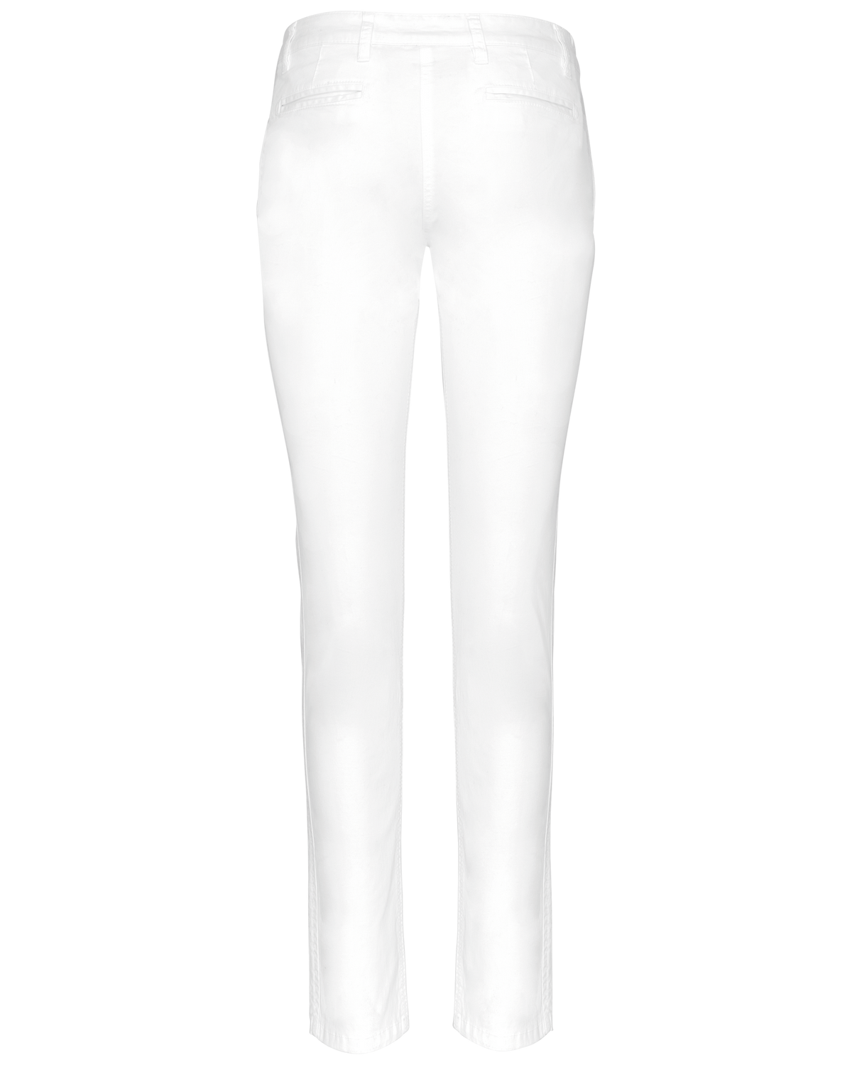 K741 - Pantalón chino mujer - White - trasera