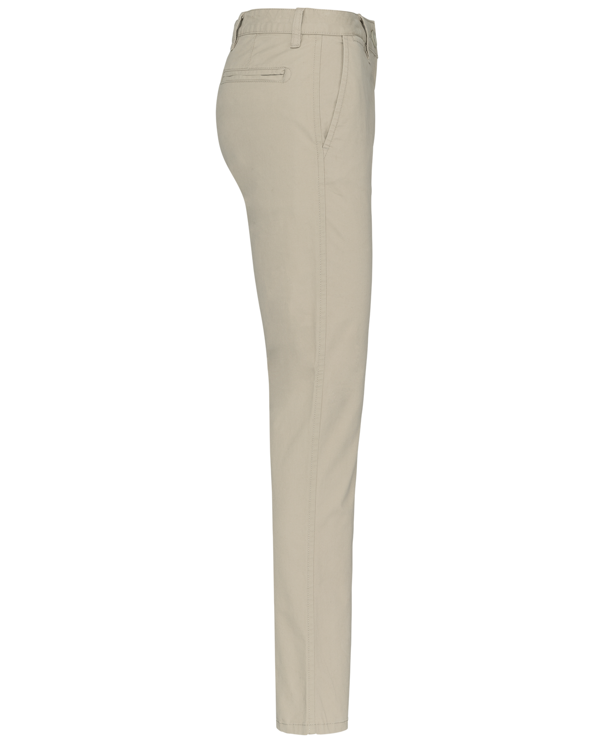 K741 - Pantalón chino mujer - Beige - lateral