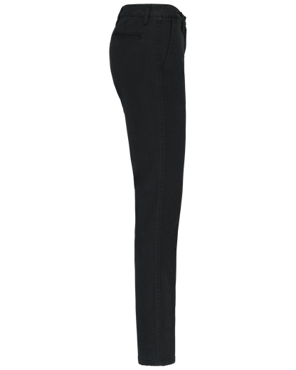 K741 - Pantalón chino mujer - Black - lateral