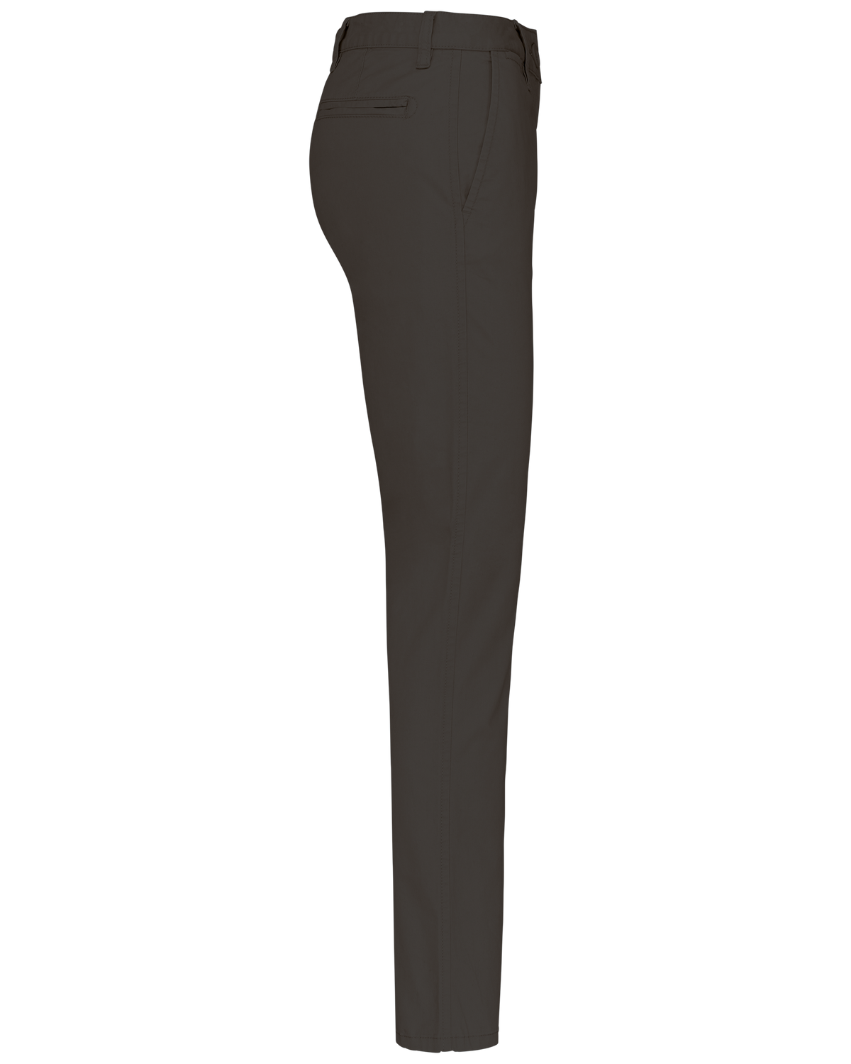 K741 - Pantalón chino mujer - Dark Grey - lateral