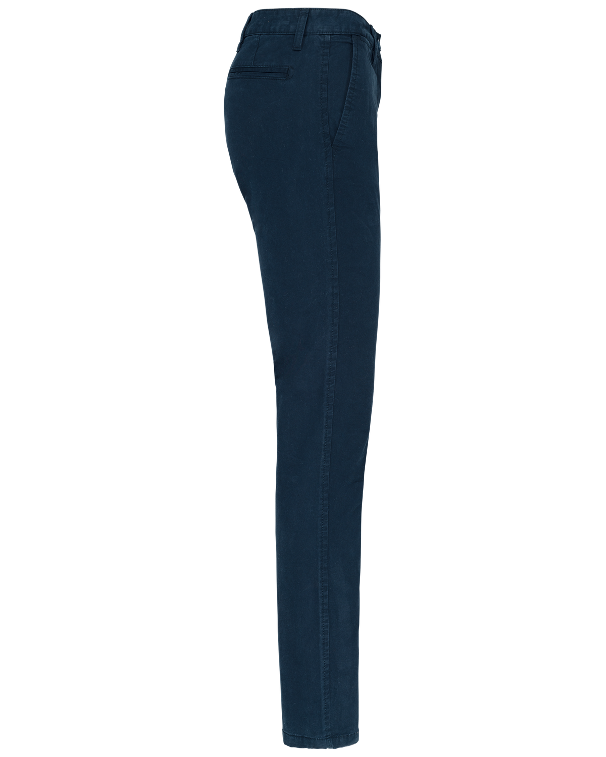 K741 - Pantalón chino mujer - Dark Navy - lateral