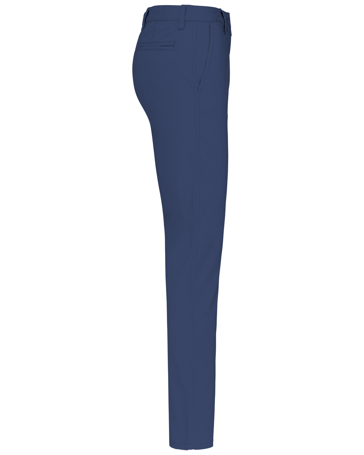 K741 - Pantalón chino mujer - Deep Blue - lateral