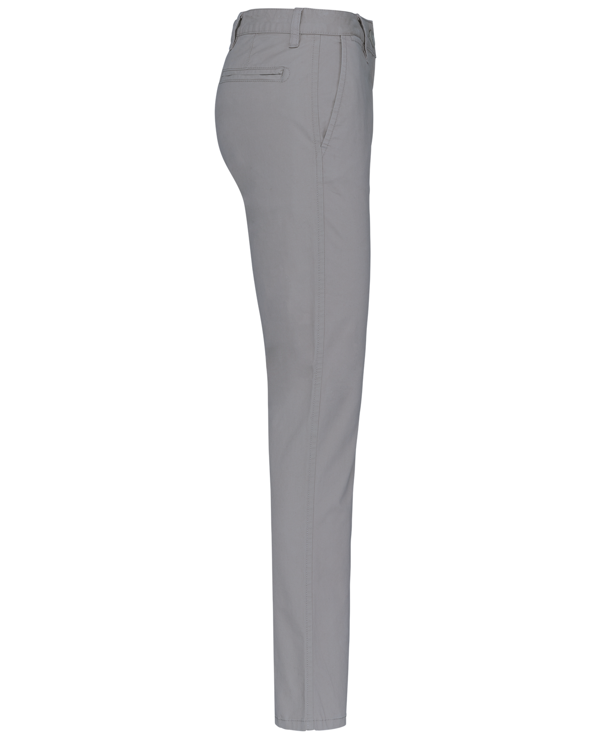 K741 - Pantalón chino mujer - Fine Grey - lateral